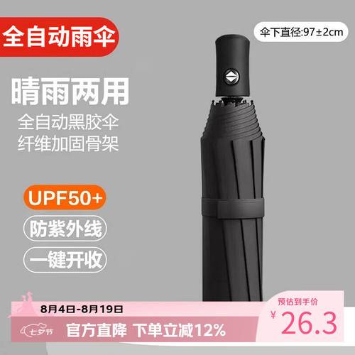 全自動晴雨傘被問爆了!打工人通勤再也不用狼狽收傘了!